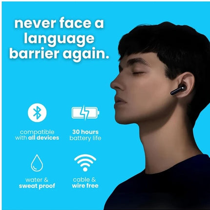 Translator Earbuds 144 Languages Real Time Online OffLine Translation Earphones