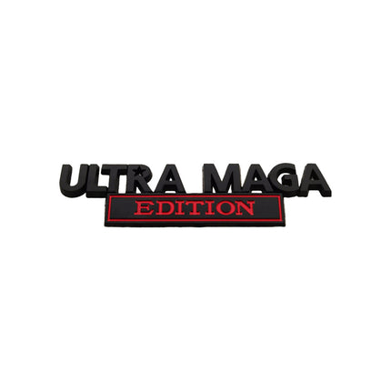 2pcs Ultra MAGA Edition Emblems, Emblem 3D Badge Decal Car Truck SUV,Refrigerator Sticker,Window Display Stickers,Bicycles, Laptops, Fridges