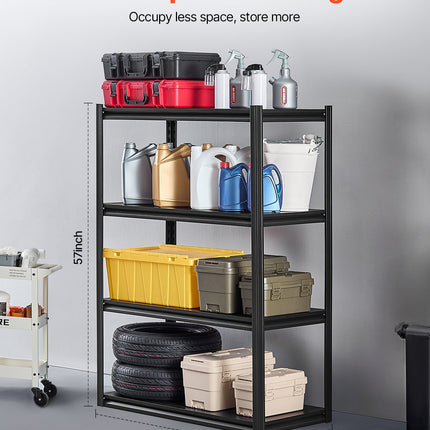 Storage Shelves 4-tier Garage Storage Shelving