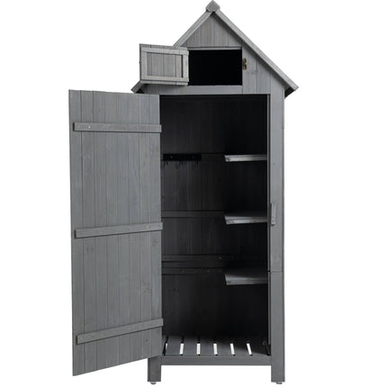 Outdoor Storage Cabinet Tool Shed Wooden Garden Shed