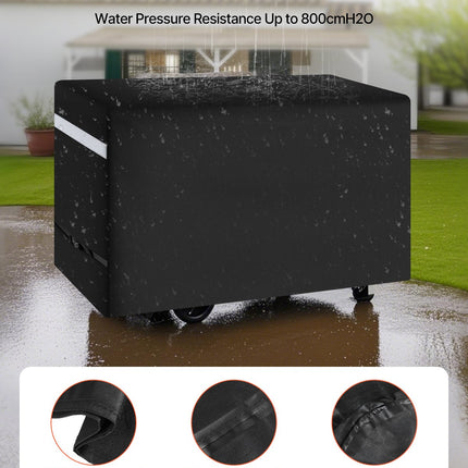 59 Inch Grill Cover Heavy Duty BBQ Gas Grill Cover Outdoor Barbecue Waterproof