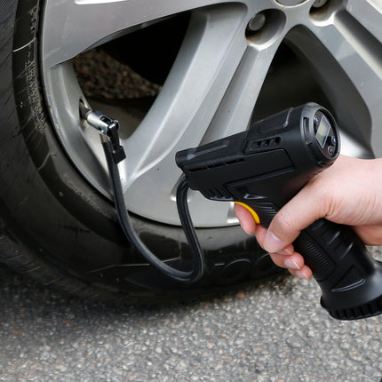 Portable Car Tire Inflator DC 12V Digital Car Air Compressor Electric Air Inflator With LED Light 150PSI
