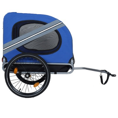 Large Folding Bike Trailer For Dogs  120LB Capacity All-Terrain Pet Carrier, Durable Steel Frame For Cycling, Jogging, Camping  Outdoor Adventures