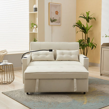 Futon Chair Bed Convertible Chair 3-in-1 Pull Out Sleeper Chair Beds With USB Ports,Wear-resistant And Anti-scratch, Armchair Bed Sleeper For Living Room Cannot Be Sold On Temu
