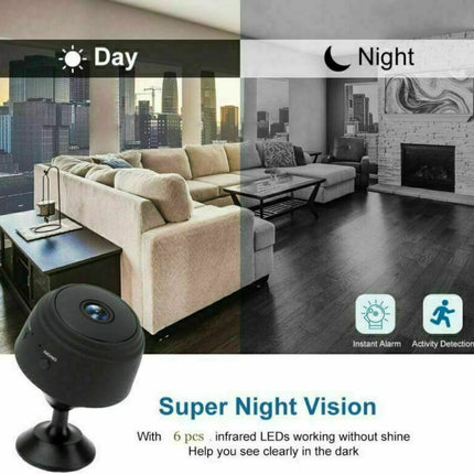 Mini Hidden Spy Camera Wireless Wifi IP Home Security 1080P HD DVR Night Vision