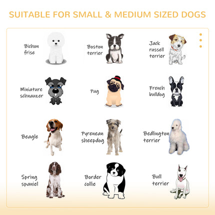 Furniture Style Dog Crate End Table with Removable Door Panel, Dog Crate Bed with Foam Cushion, Safety Lock, Indoor Use, for Small & Medium Dogs, Brown
