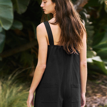 Women's Fashion Casual Solid Color Jumpsuit