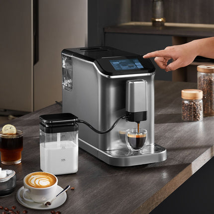 Fully Automatic Espresso Machine 20 Bar With Auto Milk Frother & Grinder