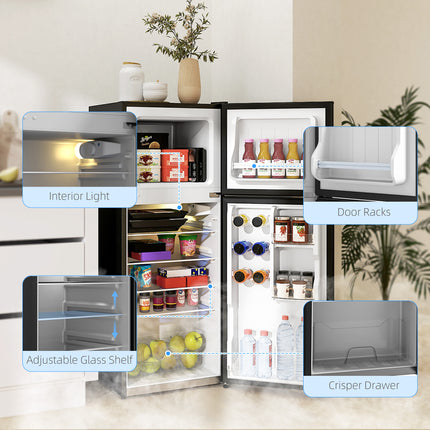 Small Fridge with Freezer