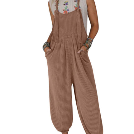 Women's Casual Pocket Long Jumpsuit