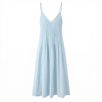 Women Clothing Simple Wear Strap Length Dress .Ships from overseas. Estimated delivery: 14–20 business days