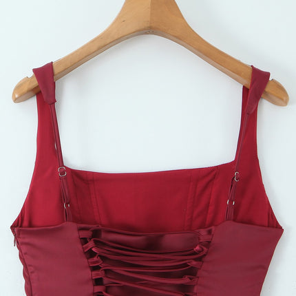 Sexy Oblique Shoulder Sleeveless Boning Corset Cocktail Evening Dress .Ships from overseas. Estimated delivery: 14–20 business days