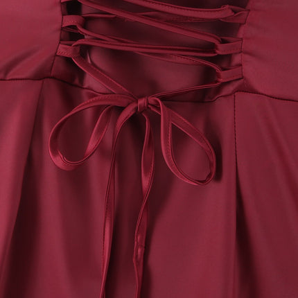 Sexy Oblique Shoulder Sleeveless Boning Corset Cocktail Evening Dress .Ships from overseas. Estimated delivery: 14–20 business days