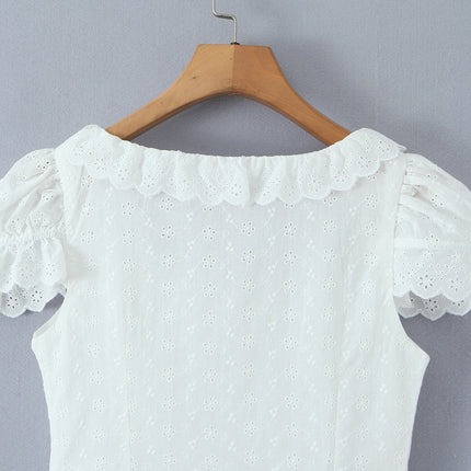 Women Clothing Fashionable All Match Fashionable Lace Cardigan Top