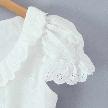 Women Clothing Fashionable All Match Fashionable Lace Cardigan Top