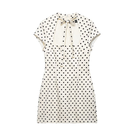 Spring Women Clothing Sexy Sexy Bowknot Decoration Dress .Ships from overseas. Estimated delivery: 14–20 business days