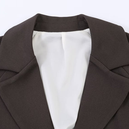 Women Clothing Summer Korean Puff Sleeve Loose Collar Blazer .Ships from overseas. Estimated delivery: 14–20 business days