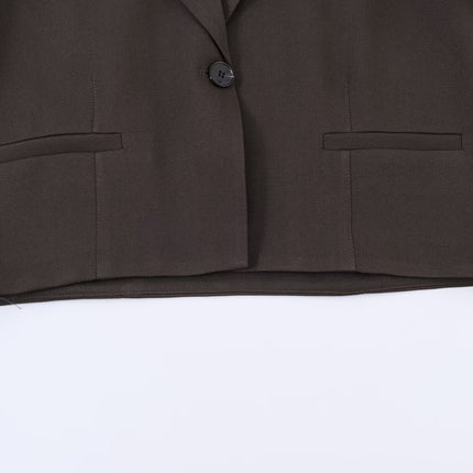 Women Clothing Summer Korean Puff Sleeve Loose Collar Blazer .Ships from overseas. Estimated delivery: 14–20 business days