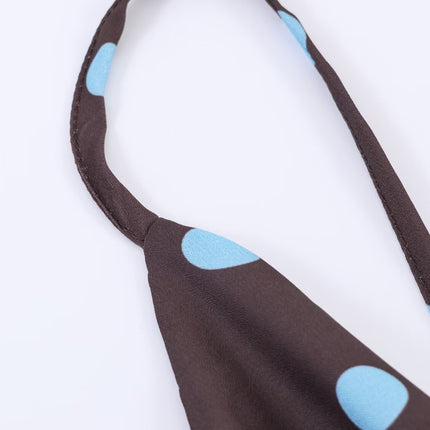 Women Clothing Draping Polka Dot Brace Dress .Ships from overseas. Estimated delivery: 14–20 business days