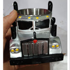Silver White Truck