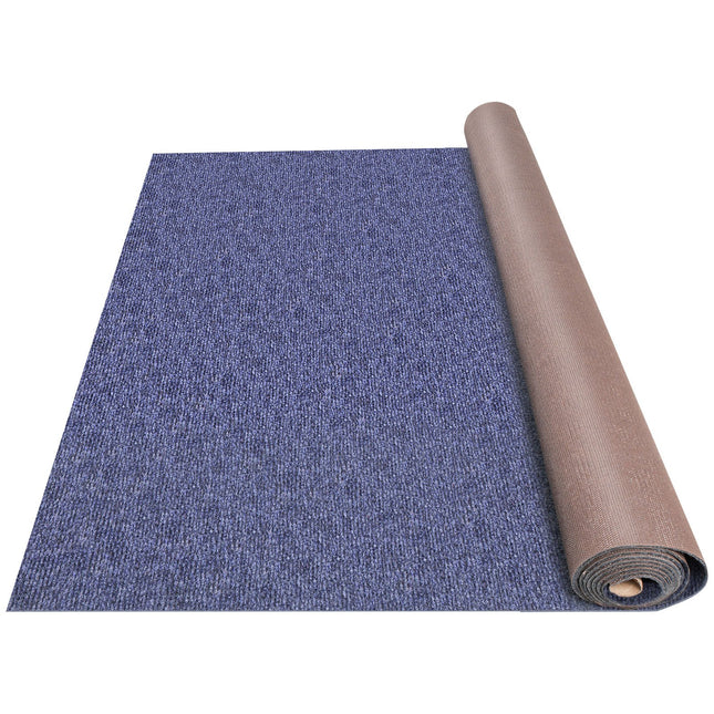 Deep Blue Marine Carpet 5.9 Ft X 36 Ft Marine Carpeting Marine Grade Carpet For Boats With Waterproof Back Outdoor Rug For Patio Porch Deck Garage Outdoor Area Rug Runner Non-Slide Porch Rug