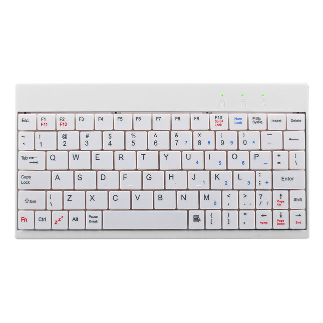 80 Keys Wired Keyboard Mini USB Connector Keyboard Portable Durable Keyboard With Carry Bag Tablet Stand For Android Window Tablet