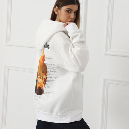 Women's Fashionable Casual Printed Long Sleeved Sweatshirt