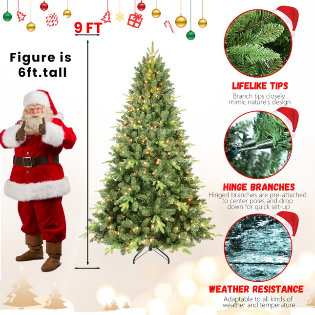 PE, PVC Christmas Tree, Green