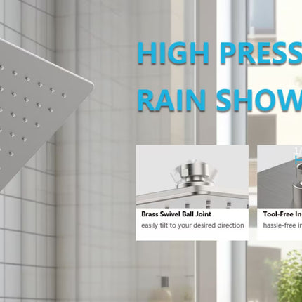 Shower Faucet With Storage Shelves