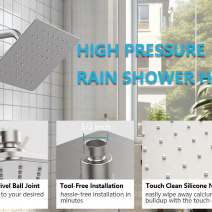 Shower Faucet With Storage Shelves