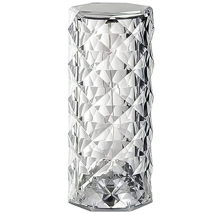 Crystal Diamond Rose Table Lamp Dimmable Remote Touch Control Beside LED Night Light Rechargeable 16 Color Change Atmosphere Bar Lamp