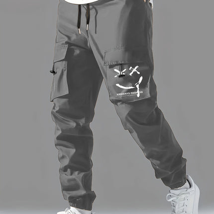 Straight Ankle Tied Wear-resistant Overalls Casual Pants