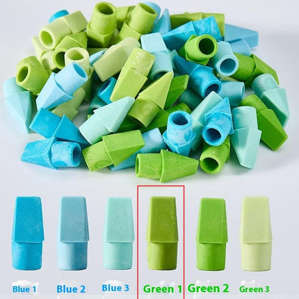 Color Knife Head Bullet Eraser Pencil Stub Eraser Student Torch Eraser Replacement