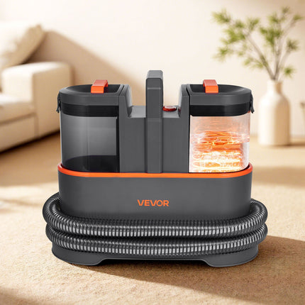 Portable Carpet Cleaner Machine Dual-Water Tank 11.5Kpa Upholstery Cleaner
