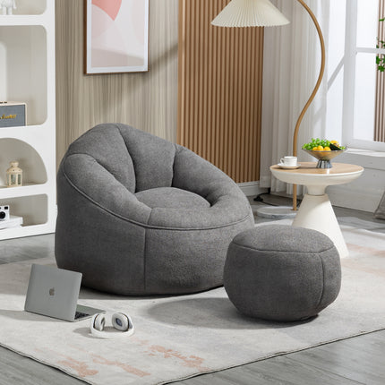 Bean Bag Sofa Chair High Pressure Foam  With Padded Foam Padding
