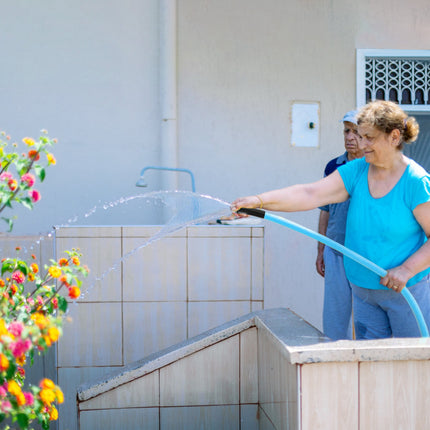 25FT-50FT Options -- 1Pc Non-Expanding Flexible Garden Hose Heavy Duty PVC Water Hose Leak-Resistant Kink-Free All-weather Burst 500PSI