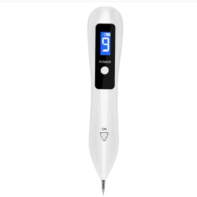 Skin Tag Repair Kit Portable Beauty Equipment Multi-Level With Home Usage USB Charging LCD Level Adjustable 6 Replaceable Needles