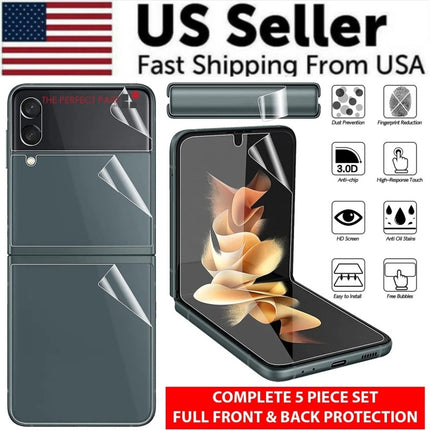 Galaxy Z Flip 3 5G Soft Hydrogel Screen Protector Film HD Lens Cover