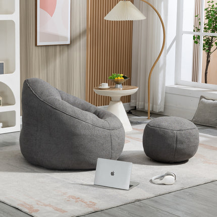 Bean Bag Sofa Chair High Pressure Foam  With Padded Foam Padding