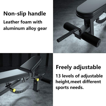 Adjustable Strength Training Bench Press Home Full Body Workout Foldable Weight Benches Gym Multi-functional Fitness Dumbbell Chair