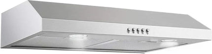 30 Inch Kitchen Under Cabinet Range Hood 500 CFM Stainless Steel 3-Speed