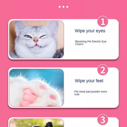 Dog And Cat Wet Wipes, Fragrance Free, Plant.based  SKIP THE BATH Gentle Cleansing AndDeodorizing,Hypoallergenic, Wipes For PawsEars, Fur, Eye Ducts And Butt