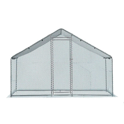 6.5 X 10 Ft Large Metal Chicken Coop, Walk-in Poultry Cage Chicken Hen Run House With Waterproof Cover, Rabbits Cats Dogs Farm Pen For Outdoor Backyard Farm Garden(SAME AS 61922992)