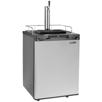 Beer Kegerator Draft Beer Dispenser Full Size Keg Refrigerator Single Tap