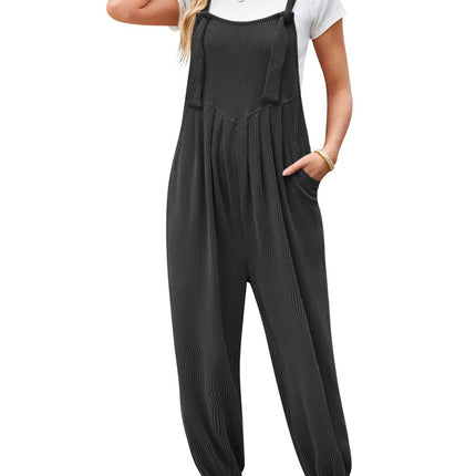 Women's Casual Pocket Long Jumpsuit