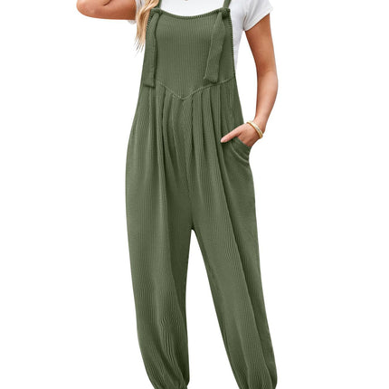 Women's Casual Pocket Long Jumpsuit