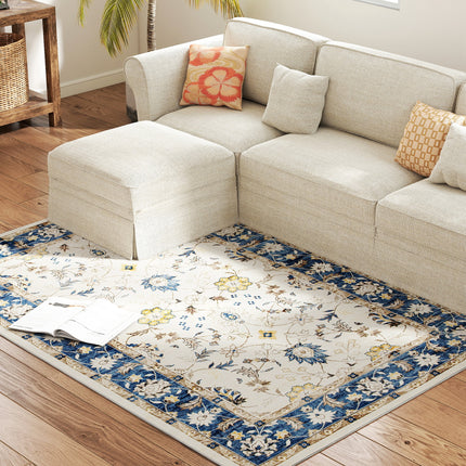 Machine Washable Area Rug 4x6