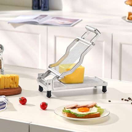 Cheese Cutter With Wire Cheeser Butter Cutting 0.2' Ultra-Thin Cheese Slicer