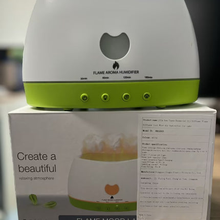 New Essential Oil Diffuser Flame Diffuser Baby Cold Mist Air Humidifier