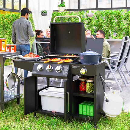Ultimate Backyard Sizzler: 310 Sq. In. Gas Grill with Side Burner
